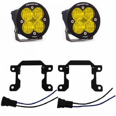 6.7 Cummins Squadron Sport Amber Fog LED Pocket Light Kit | Baja Designs 448035